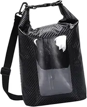 [QSTDGVPW] Waterproof Phone Pouch Dry Bag 5L Waterproof Bag Roll Top Duffle for Rafting Surfing, Black