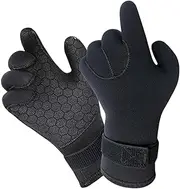 Neoprene Diving Gloves Five Finger Wetsuit Gloves Wetsuit Winter Gloves Anti Slip Surfing Glove for Rafting Spearfishing Surfing Swimming Kayaking