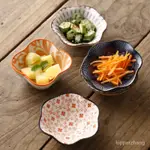 NIPPON LIFE 日食 日系餐具多彩小味碟4個裝 日式家用陶瓷餐具創意調料碟醬油醋碟蘸料碟套裝