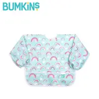 在飛比找PChome24h購物優惠-【Bumkins】防水長袖圍兜兜(1入) SU-19 彩虹