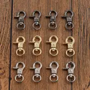 10 Pcs Lobster Clasp Leather Bag Accessories Buckle Snap Swivel Trigger Hook