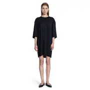 [TOTEME] Relaxed Tee Dress Black