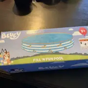 Bestway with Bluey 60" Wading Kids Swimming Pool 10" Deep new in box
