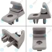 2 x You.S Original Sonnenblendehalterungen Clip for Fiat Palio (178) Light Grey