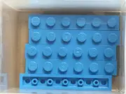LEGO Parts - Dark Azure Plate 1 x 6 - No 3666 - QTY 5