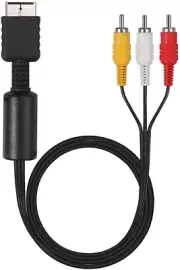 PS2 PS1 PS3 to AV Cable 6Ft AV Cable Compatible for Playstation 1 2 3 Replace...