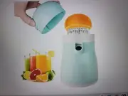 Migecon Manual Citrus Juicer Squeezer Lid Rotation Press w/Strainer & Container