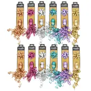 12x Studio Gift Wrapping Metallic Matt Gift Wrapping Set Assorted Decoration
