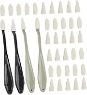 ARTIBETTER 1 Set Artist Sketching Tools Blending Stumps Replacement Sponge Eraser Heads Durable Abs Sponge Materials for Students Professionals for Blending Detailing Art