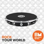 Meinl PA10ABS-BK-NH Pandeiro 10inch ABS Black w/ Napa Head - Brand New
