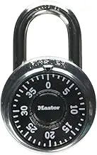 Master Lock 1500T Black Combination Padlocks 2 Pack