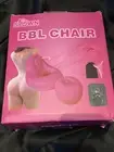 BBL sofa chair lounger with hole and ottoman inflatable Pink New
