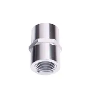 Aeroflow Female Coupler 1/8" Npt Silver Female To Female Hose Fitting
