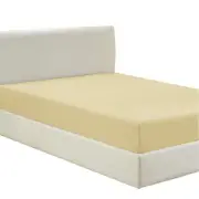 Premium Percale Fitted Sheet - Brushed Poly Cotton, Breathable, Extra Soft an...