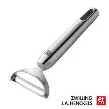 德國 Zwilling 雙人16.5cm Y型-18/10高級不鏽鋼 刨絲削皮刀 刨刀 TWIN Pure Steel