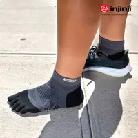 在飛比找蝦皮商城優惠-【injinji】RUN 吸排五趾短襪 (黑色) - NAA