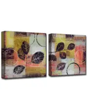 Ready2HangArt Last November I/II 2pc Wrapped Canvas Wall Art by Norman Wyatt