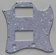 For Fit US Gibson SG Standard Style Full Face Guitar Pickguard White Pearl
