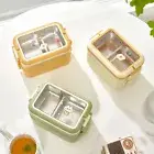 (Green)Insulated Lunch Box Stainless Steel Insulated Bento Box Fashion