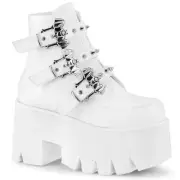 Demonia Ashes-55 goth gothic cyber white platform platform women's 10