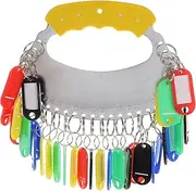 GANAZONO 1Set Household Key Tags with Keyring Classification for Easy Organization for Home Office and Warehouse Use Includes Key Tags for Identification