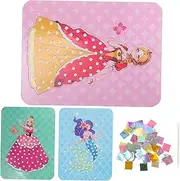 Toddmomy 1 Set Drawing Kit for DIY Puncture Painting Crafts to Enhance Creativity Motor Skills Parent Interaction Fun Fabric Art Tool for Imaginative Play