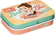 Nostalgic-Art Licensed Product Metal Mint Box Do I look like I care 4x6x2cm