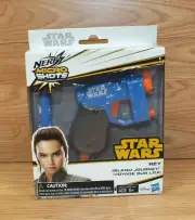 Star Wars Nerf Micro Shots Collectible Rey Toy Dart Blaster Gun