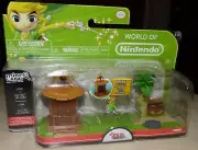NEW World of Nintendo LINK & OUTSET ISLAND Legend of Zelda Micro Land Playset