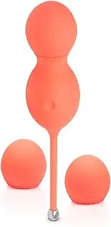 We-Vibe Bloom Smart Kegel Balls: 10 Modes, Waterproof, App Enable /w Three Replacement Weights, Pelvic Floor Training