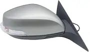 Car Accessories Rearview Mirror Assembly Compatible With Haima 3 2011 2012-2016 323 Auto Turn Signal Electric Folding Mirror FA03-69-12ZM1(5 Wires grey right)