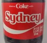 Share A Coke With Sydney 2025 Personalized Gift Coca Cola Bottle