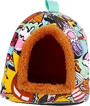 Versatile Strawberry-Printed Nest for Cavy Warm Cozy for Couch Bed Car Outdoor Trips