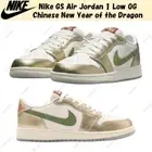 Nike GS Air Jordan 1 Low OG Chinese New Year Dragon FQ6593-100 Size 3.5Y-7Y