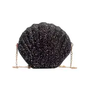Sequined Shell Crossbody Bag Single Shoulder Fashion Accessory