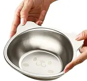 Kids Stainless Steel Plates | 450ml Fun Animal Children's Rice Bowls,Feeding Serving Camping Plates, Stainless Steel Plates for Kids
