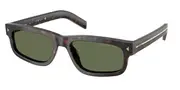 Prada PR B11S Polarized 17N20G Men's Sunglasses Tortoiseshell Size 57