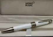MONTBLANC John.F.Kennedy Edition White Platinum Ballpoint Pen FreeShip US