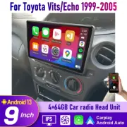 Camera Wireless CarPlay Android13 radio Head unit For Toyota Echo/Vits 1999-2005 (for: Toyota)