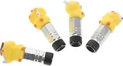 WHAMVOX 4-Piece Tire Valve Caps Bike Valve Adaptor Set Valve Stem Caps Universal Tubeless Tire Valve Stems Family Pack Easy to Use