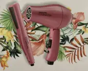 NEW BaByliss PRO Nano Titanium Thermal 3/4” Straightener, Hair Dryer&TravelTote