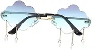 [ifundom] Cloud Glasses Teardrop Design Gradient Sunglasses for Bachelorette Fashion