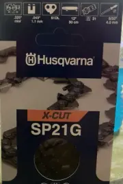 GENUINE HUSQVARNA X-PRECISION SP21G 12" CHAIN .325 MINI, .043 51DL 596553351 DLR