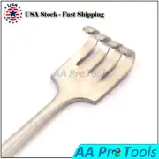 Volkman Retractor 4 Prong Blunt 8.5" Surgical Instrument Stainless Steel