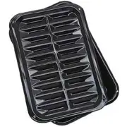 Range Kleen BP106X 2 PC Porcelain Broil and Bake Pan 12.75 Inch by 8.5