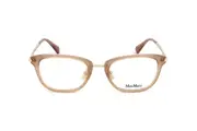 Max Mara Rectangular Frame Glasses 50 White