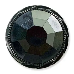 尼龍塑膠鈕 鑽面鈕釦 立腳 10顆/組 義大利進口 6863 尼龍鈕釦 塑膠釦 仿玻璃釦【恭盟】