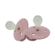 2PK Mininor Rose 6m+ Feeding Baby/Infant Silicone Teat Pacifier/Dummy Soother