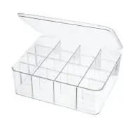Socks Underwear Drawer Organzier Dividers, 16 Compartment Removable Divided P...