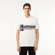 French Made Original L.12.12 Print Polo